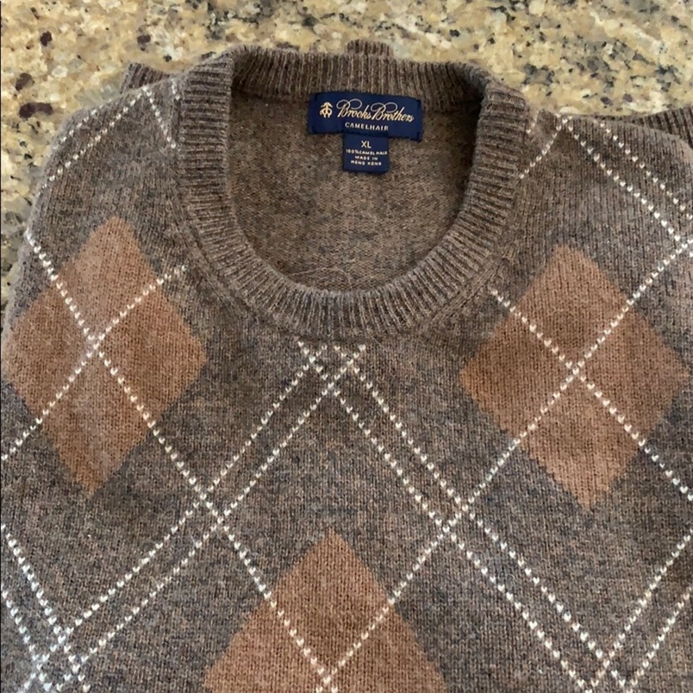 Brooks Brothers 100% camel hair sweater